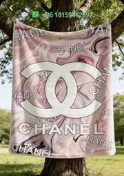 Chanel Throw Blankets